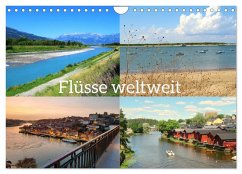 Flüsse weltweit (Wandkalender 2026 DIN A4 quer), CALVENDO Monatskalender