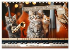 Miau-sikalische Momente (Wandkalender 2026 DIN A3 quer), CALVENDO Monatskalender