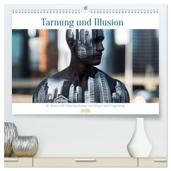 Tarnung und Illusion KI-Kunstvolle Verschmelzung von Körper und Umgebung (hochwertiger Premium Wandkalender 2026 DIN A2 quer), Kunstdruck in Hochglanz Tarnung und Illusion KI-Kunstvolle Verschmelzung von Körper und Umgebung (hochwertiger Premium Wandkalender 2026 DIN A2 quer), Kunstdruck in Hochglanz