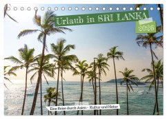 Cover Urlaub in Sri Lanka - Reise durch Asien, Kultur und Natur (Tischkalender 2026 DIN A5 quer), CALVENDO Monatskalender