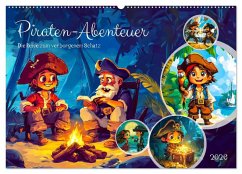 Cover Piraten-Abenteuer - Die Reise zum verborgenen Schatz (Wandkalender 2026 DIN A2 quer), CALVENDO Monatskalender