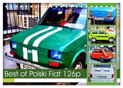 Cover Best of Polski Fiat 126p (Tischkalender 2026 DIN A5 quer), CALVENDO Monatskalender