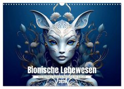 Cover Bionische Lebewesen - Von der Natur inspirierte Menschen der Zukunft (Wandkalender 2026 DIN A3 quer), CALVENDO Monatskalender