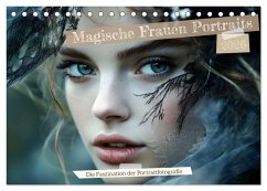 Magische Frauen Portraits (Tischkalender 2026 DIN A5 quer), CALVENDO Monatskalender Magische Frauen Portraits (Tischkalender 2026 DIN A5 quer), CALVENDO Monatskalender
