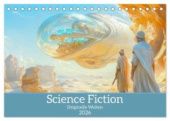 Science Fiction - Originelle Welten (Tischkalender 2026 DIN A5 quer), CALVENDO Monatskalender