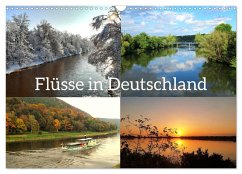 Flüsse in Deutschland (Wandkalender 2026 DIN A3 quer), CALVENDO Monatskalender