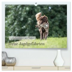 Treue Jagdgefährten - Jagdhunderassen im Portrait (hochwertiger Premium Wandkalender 2026 DIN A2 quer), Kunstdruck in Hochglanz