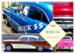 BUICK '55 - Mit 70 unterwegs in Kuba (Wandkalender 2026 DIN A3 quer), CALVENDO Monatskalender Cover BUICK '55 - Mit 70 unterwegs in Kuba (Wandkalender 2026 DIN A3 quer), CALVENDO Monatskalender