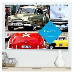 Chevy '50 - Mit 75 unterwegs in Kuba (hochwertiger Premium Wandkalender 2026 DIN A2 quer), Kunstdruck in Hochglanz Chevy '50 - Mit 75 unterwegs in Kuba (hochwertiger Premium Wandkalender 2026 DIN A2 quer), Kunstdruck in Hochglanz