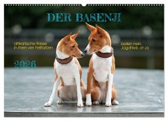 Cover Der Basenji (Wandkalender 2026 DIN A2 quer), CALVENDO Monatskalender