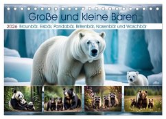Cover Große und kleine Bären (Tischkalender 2026 DIN A5 quer), CALVENDO Monatskalender