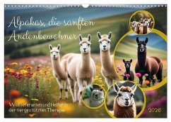 Cover Alpakas, die sanften Andenbewohner (Wandkalender 2026 DIN A3 quer), CALVENDO Monatskalender