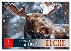 Cover Elche - die Stimme der Wildnis (Wandkalender 2026 DIN A2 quer), CALVENDO Monatskalender