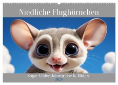 Niedliche Flughörnchen - Sugar Glider Jahresreise (Wandkalender 2026 DIN A2 quer), CALVENDO Monatskalender Niedliche Flughörnchen - Sugar Glider Jahresreise (Wandkalender 2026 DIN A2 quer), CALVENDO Monatskalender