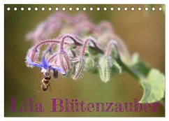Lila Blütenzauber (Tischkalender 2026 DIN A5 quer), CALVENDO Monatskalender