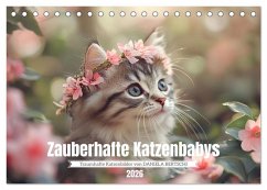 Zauberhafte Katzenbabys (Tischkalender 2026 DIN A5 quer), CALVENDO Monatskalender Zauberhafte Katzenbabys (Tischkalender 2026 DIN A5 quer), CALVENDO Monatskalender