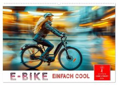 Cover E-Bike einfach cool (Wandkalender 2026 DIN A2 quer), CALVENDO Monatskalender