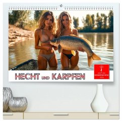 Cover Hecht und Karpfen (hochwertiger Premium Wandkalender 2026 DIN A2 quer), Kunstdruck in Hochglanz
