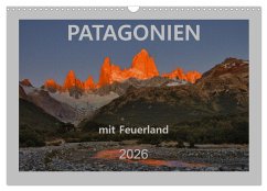 Cover Patagonien mit Feuerland (Wandkalender 2026 DIN A3 quer), CALVENDO Monatskalender