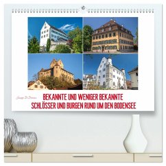 Cover Bekannte und weniger bekannte Schlösser und Burgen rund um dem Bodensee (hochwertiger Premium Wandkalender 2026 DIN A2 quer), Kunstdruck in Hochglanz