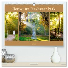 Cover Herbst im Dieskauer Park (hochwertiger Premium Wandkalender 2026 DIN A2 quer), Kunstdruck in Hochglanz