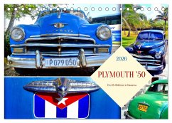 Cover PLYMOUTH '50 - Ein US-Oldtimer in Havanna (Tischkalender 2026 DIN A5 quer), CALVENDO Monatskalender