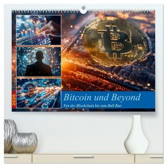 Cover Bitcoin und Beyond (hochwertiger Premium Wandkalender 2026 DIN A2 quer), Kunstdruck in Hochglanz