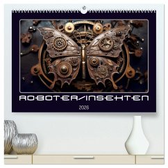 Roboterinsekten (hochwertiger Premium Wandkalender 2026 DIN A2 quer), Kunstdruck in Hochglanz Roboterinsekten (hochwertiger Premium Wandkalender 2026 DIN A2 quer), Kunstdruck in Hochglanz