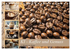 KI - Kaffee und Genuss 12 Monate im Aroma (Tischkalender 2026 DIN A5 quer), CALVENDO Monatskalender KI - Kaffee und Genuss 12 Monate im Aroma (Tischkalender 2026 DIN A5 quer), CALVENDO Monatskalender