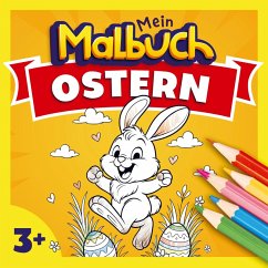 Cover Ostern Malbuch für Kinder ab 3 Jahren