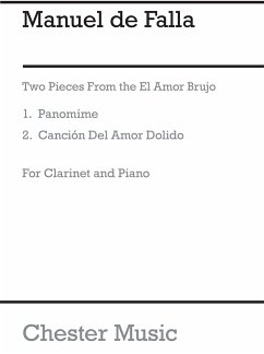 Cover 2 Pieces from El amor brujo for clarinet and piano Verlagskopie