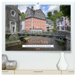 Monschau - Flanieren durch die historische Altstadt (hochwertiger Premium Wandkalender 2026 DIN A2 quer), Kunstdruck in Hochglanz
