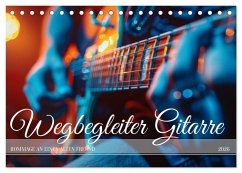Cover Wegbegleiter Gitarre (Tischkalender 2026 DIN A5 quer), CALVENDO Monatskalender