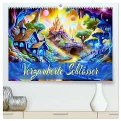 Verzauberte Schlösser (hochwertiger Premium Wandkalender 2026 DIN A2 quer), Kunstdruck in Hochglanz