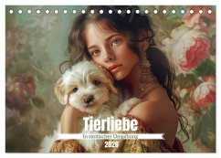 Cover Tierliebe - In exotischer Umgebung (Tischkalender 2026 DIN A5 quer), CALVENDO Monatskalender