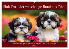 Cover Shih Tzu - der wuschelige Hund aus Tibet (Wandkalender 2026 DIN A2 quer), CALVENDO Monatskalender