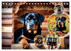 Cover Rottweiler - die Beschützer (Tischkalender 2026 DIN A5 quer), CALVENDO Monatskalender