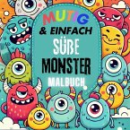 Niedliche Monster Malbuch