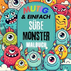 Cover Niedliche Monster Malbuch