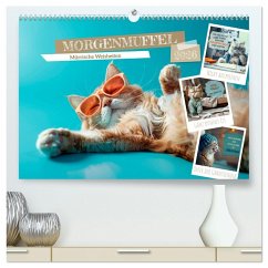 MORGENMUFFEL Mürrische Weisheiten (hochwertiger Premium Wandkalender 2026 DIN A2 quer), Kunstdruck in Hochglanz