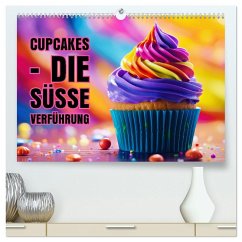 Cover Cupcakes - die süße Verführung (hochwertiger Premium Wandkalender 2026 DIN A2 quer), Kunstdruck in Hochglanz