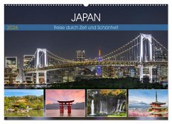 JAPAN Reise durch Zeit und Schönheit (Wandkalender 2026 DIN A2 quer), CALVENDO Monatskalender