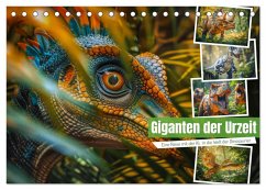 Cover Giganten der Urzeit (Tischkalender 2026 DIN A5 quer), CALVENDO Monatskalender