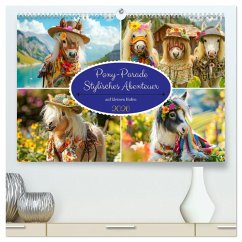 Pony-Parade. Stylisches Abenteuer auf kleinen Hufen (hochwertiger Premium Wandkalender 2026 DIN A2 quer), Kunstdruck in Hochglanz Pony-Parade. Stylisches Abenteuer auf kleinen Hufen (hochwertiger Premium Wandkalender 2026 DIN A2 quer), Kunstdruck in Hochglanz
