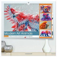 Cover Modern Art Animals (hochwertiger Premium Wandkalender 2026 DIN A2 quer), Kunstdruck in Hochglanz