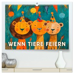 Wenn Tiere feiern (hochwertiger Premium Wandkalender 2026 DIN A2 quer), Kunstdruck in Hochglanz Wenn Tiere feiern (hochwertiger Premium Wandkalender 2026 DIN A2 quer), Kunstdruck in Hochglanz