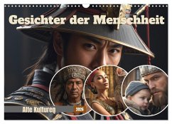 Cover Gesichter der Menschheit (Wandkalender 2026 DIN A3 quer), CALVENDO Monatskalender