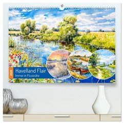 Cover Havelland Flair - Immer in Flussnähe (hochwertiger Premium Wandkalender 2026 DIN A2 quer), Kunstdruck in Hochglanz