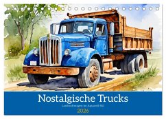 Cover Nostalgische Trucks (Tischkalender 2026 DIN A5 quer), CALVENDO Monatskalender