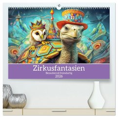 Zirkusfantasien - Bezaubernd fremdartig (hochwertiger Premium Wandkalender 2026 DIN A2 quer), Kunstdruck in Hochglanz Zirkusfantasien - Bezaubernd fremdartig (hochwertiger Premium Wandkalender 2026 DIN A2 quer), Kunstdruck in Hochglanz